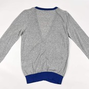 Green Label Relaxing グリーンレーベルリラクシング ハイゲージ ニット カーディガン M/グレー系 レディース