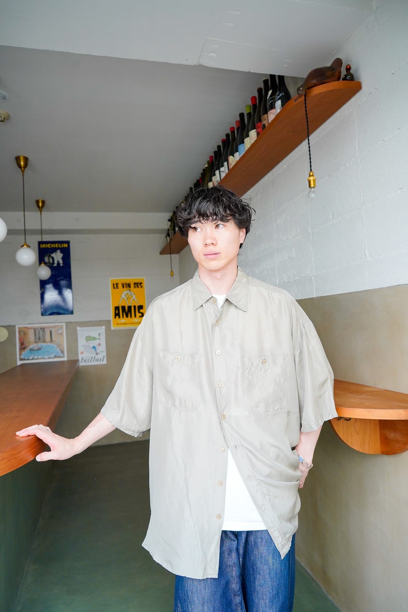 【1990s】"New Fast, 100%Silk, Bigsize" / 6−153