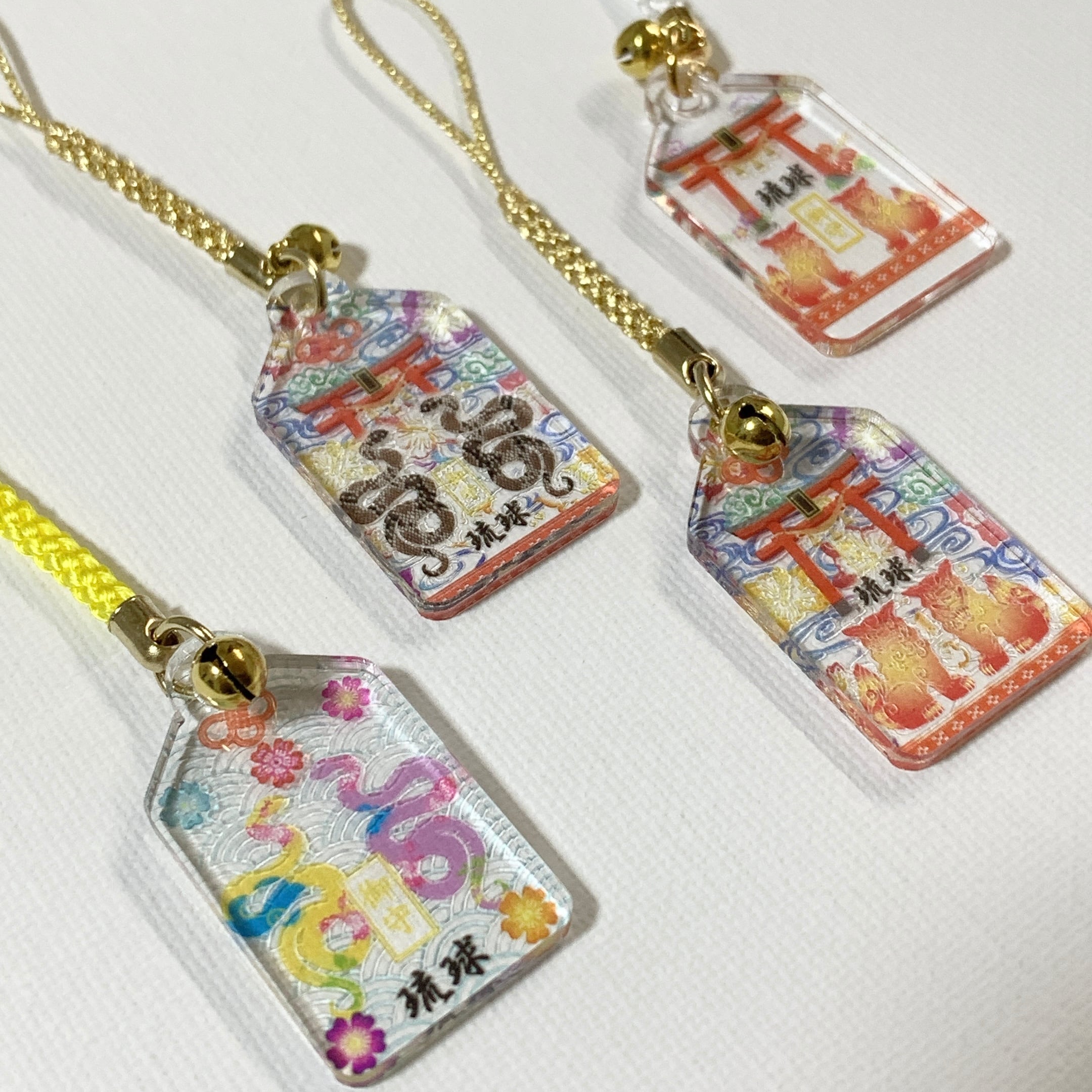 送料込】未来が見通せる根付お守りストラップ（T-A65-17-25