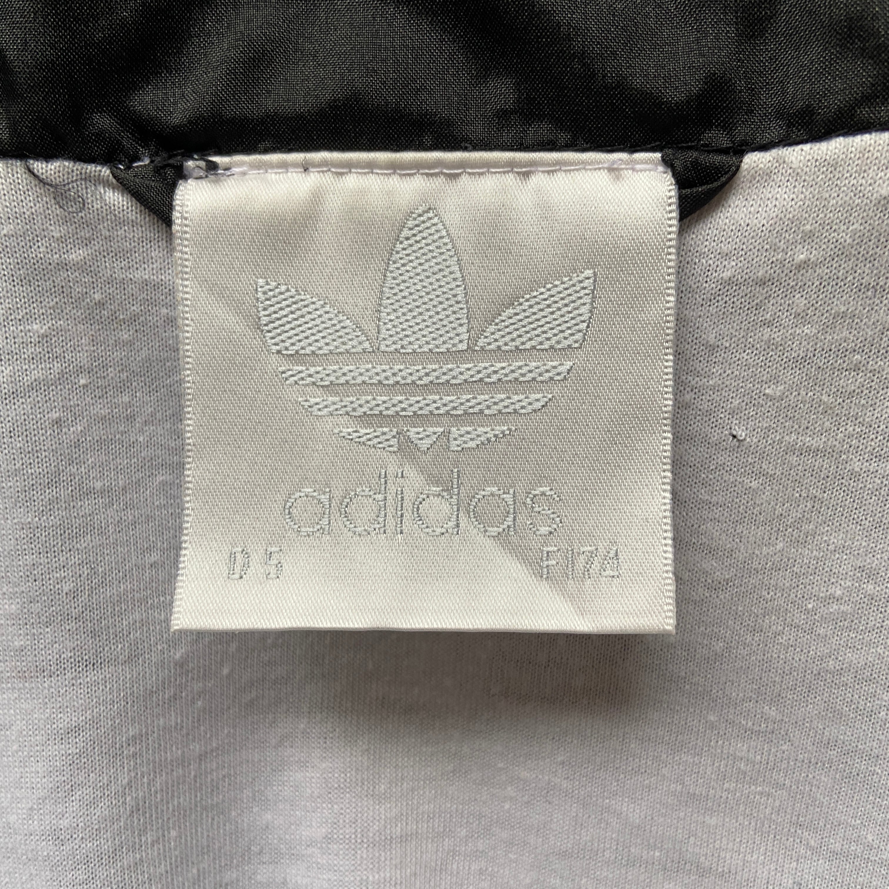 80年代 adidas アディダス ロゴ刺繍 切替 ナイロントラックジャケット