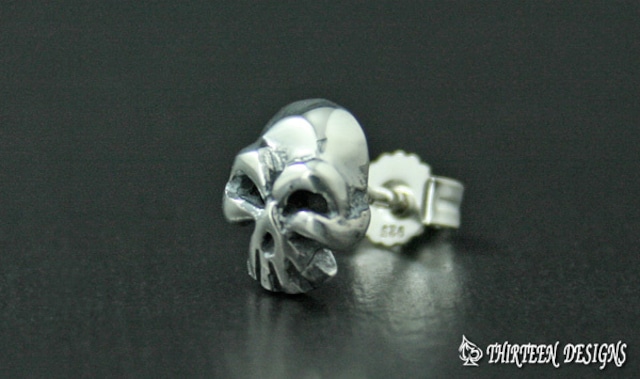 THIRTEENDESIGNS サーティーンデザインズ KE-16N HOOP BONE & IRON CROSS PIERCE