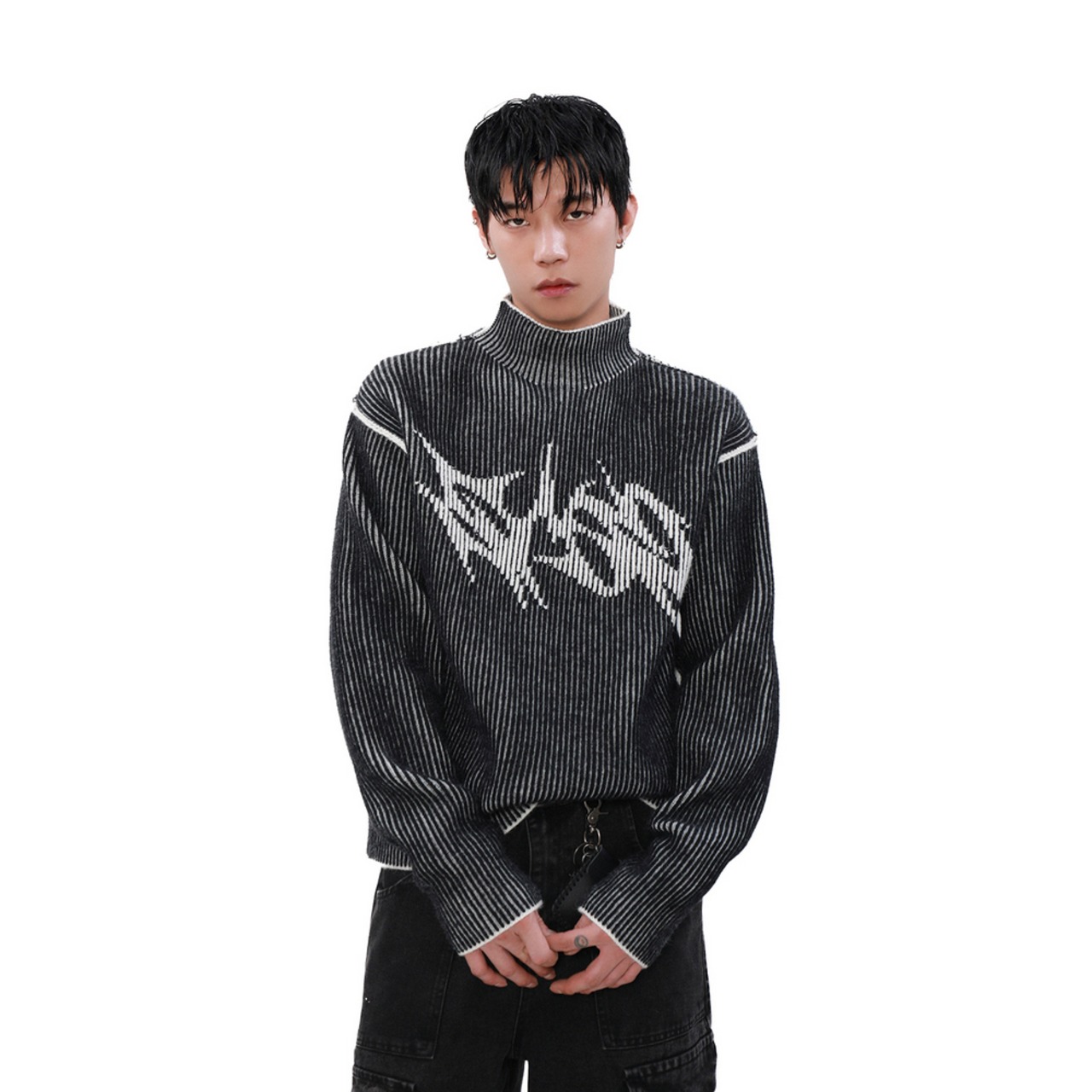 ストリート リバーシブル  セーター T1898