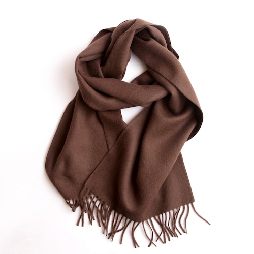 THE INOUE BROTHERS／Brushed Scarf／Brown