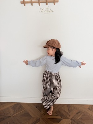【Lovin’】 ピクニックシャーリングパンツ ブラウン 80〜130cm