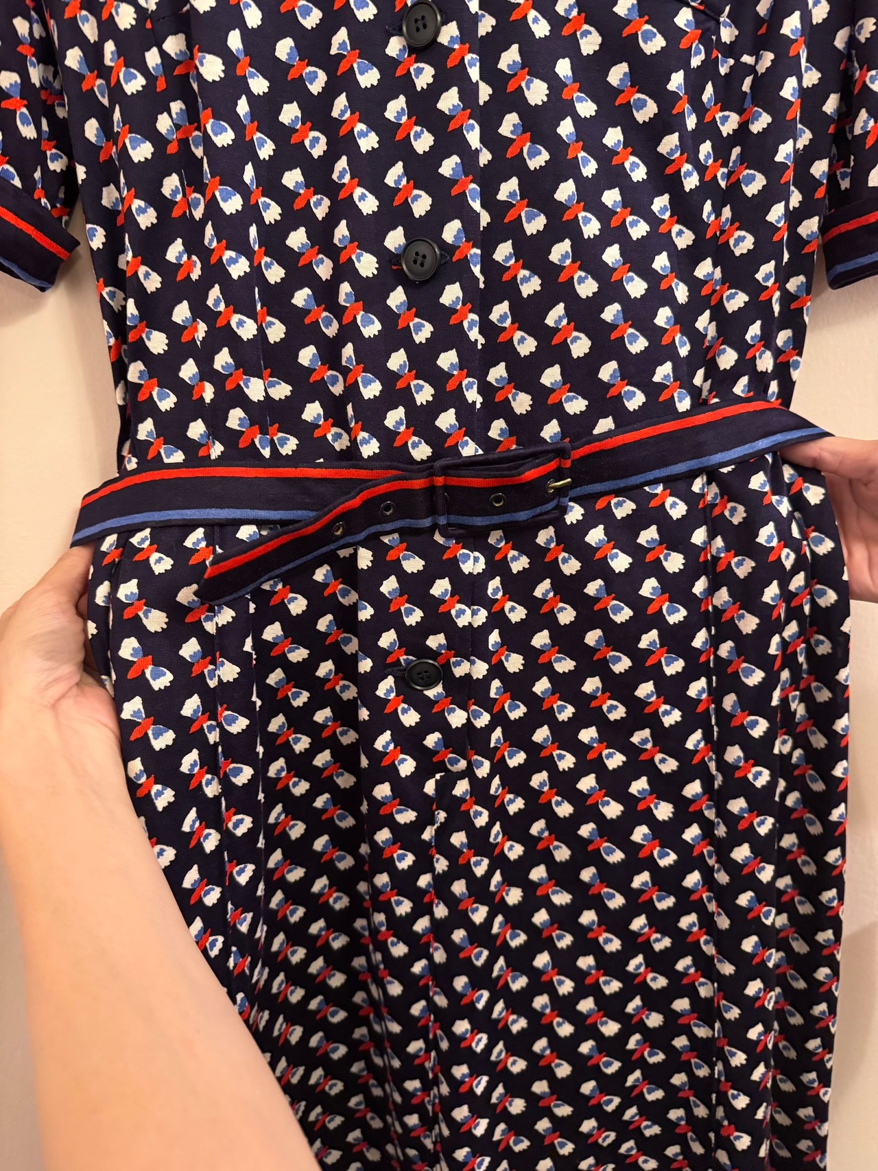 1970's~80'S HANRO SWISS製 ヴィンテージドレス