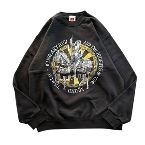 【古着】Hanes "King Arthur" Sweat (Black）