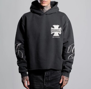 ASKYURSELF / raw ay cross hoodie