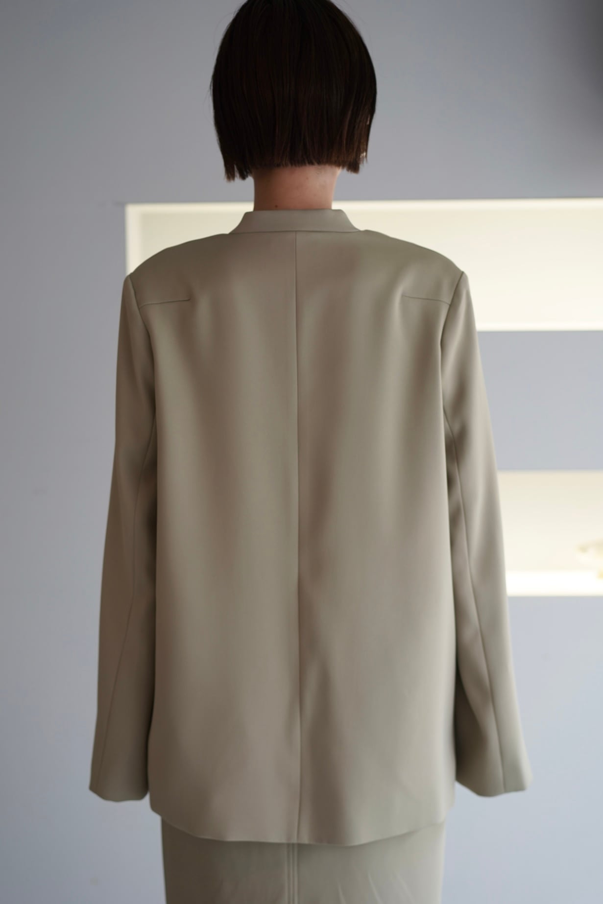 louren notched collar jacket ノッチドカラージャケット Pistacchio