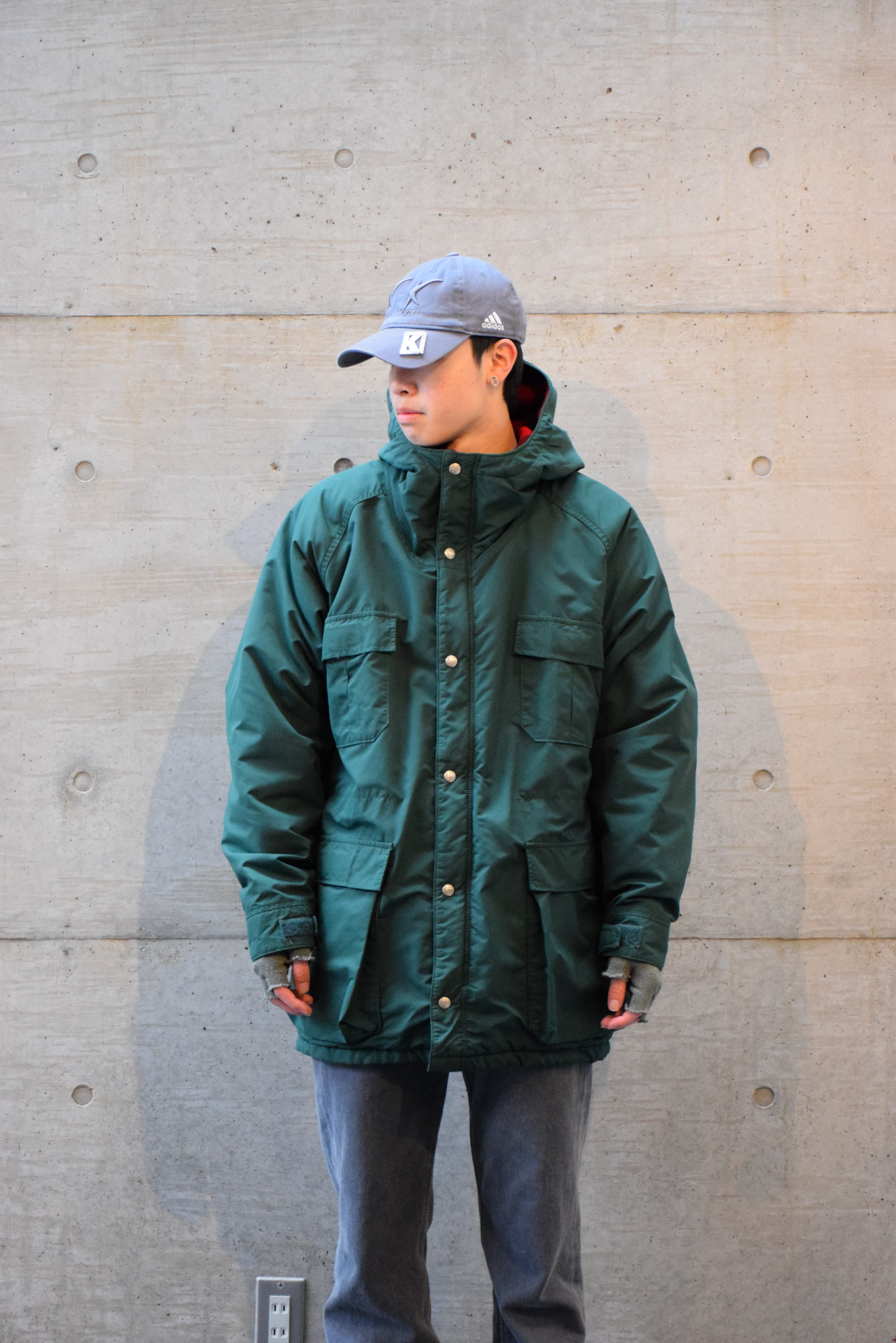 80's USA製 L.L.Bean BAXTER STATE PARKA メンズ L グリーン エルエル