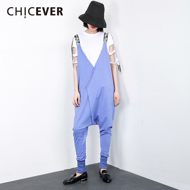 CHICEVERサマーパンツレディースジャンプスーツノースリーブサスペンダージャンプスーツレディース2020 夏物 6base530325884180