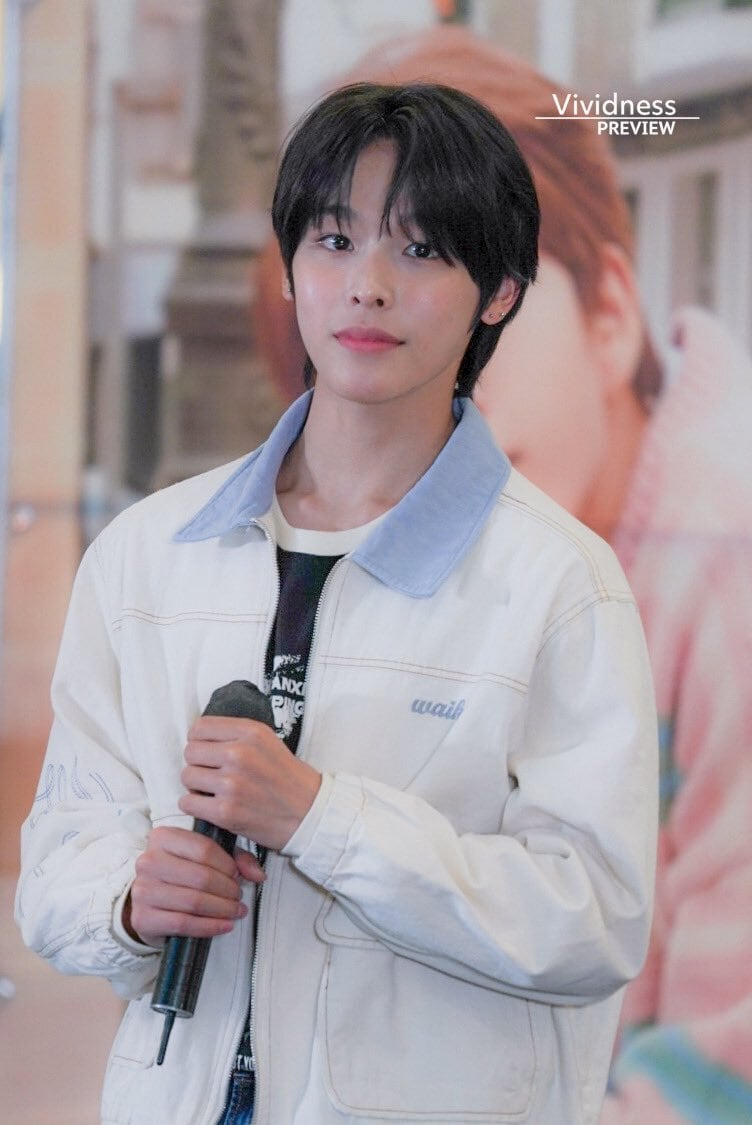 ☆NCT WISH リク 着用！！【WAIKEI】Color block work jacket IVORY