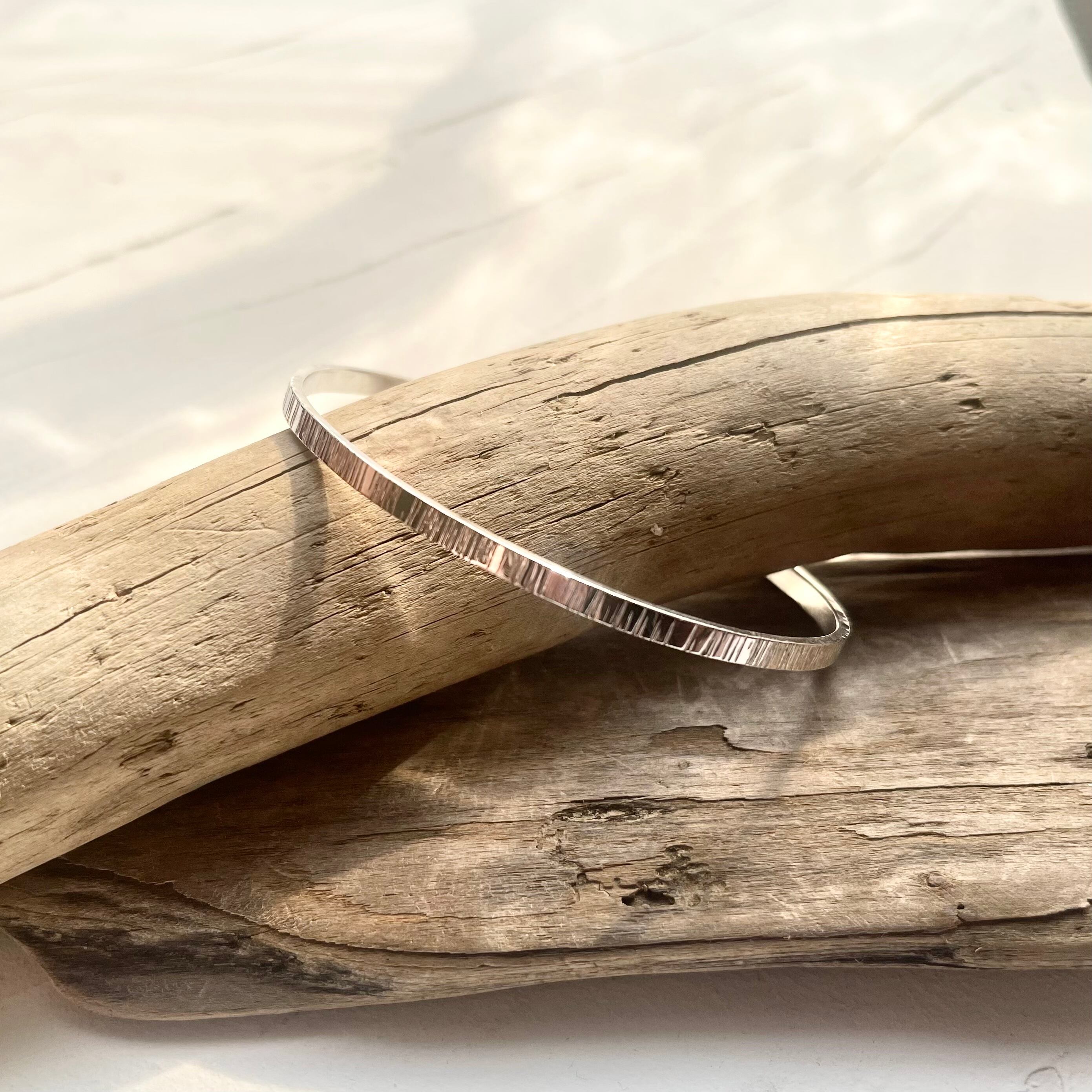 レインバングル 3mm SV925 | Ao.