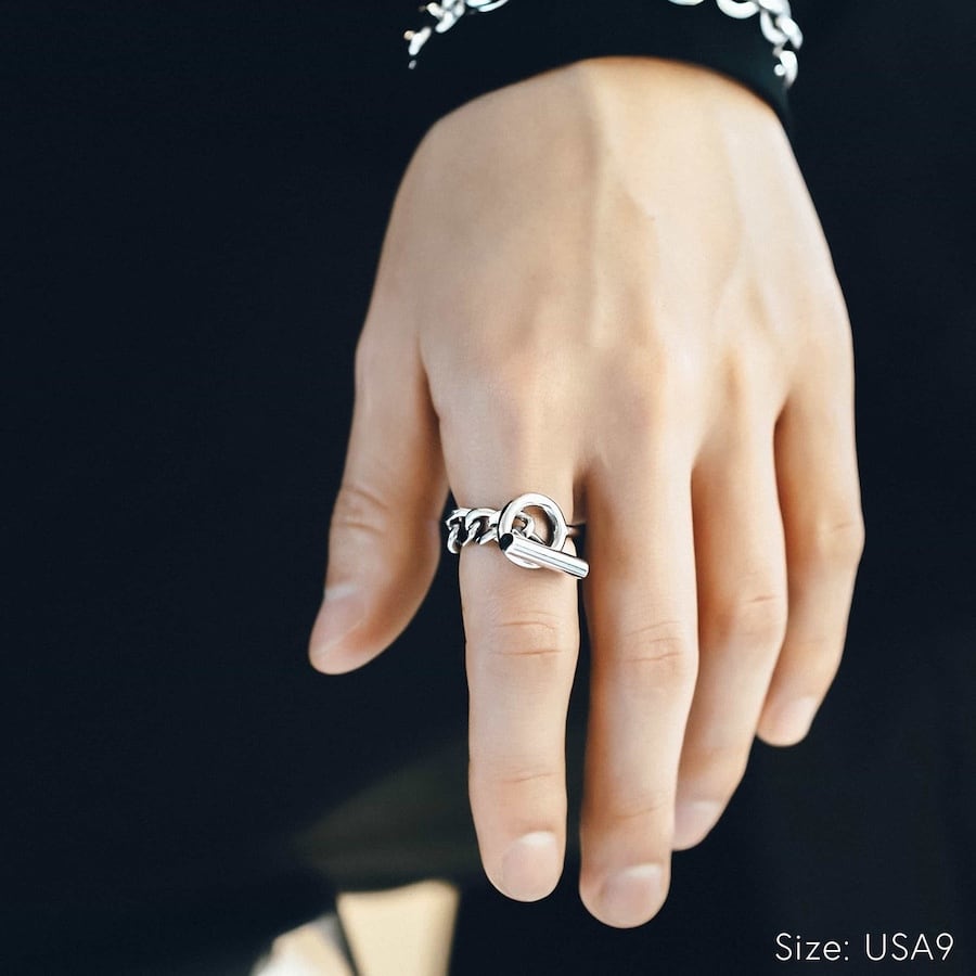 OT ring (silver) #r52 | garcia