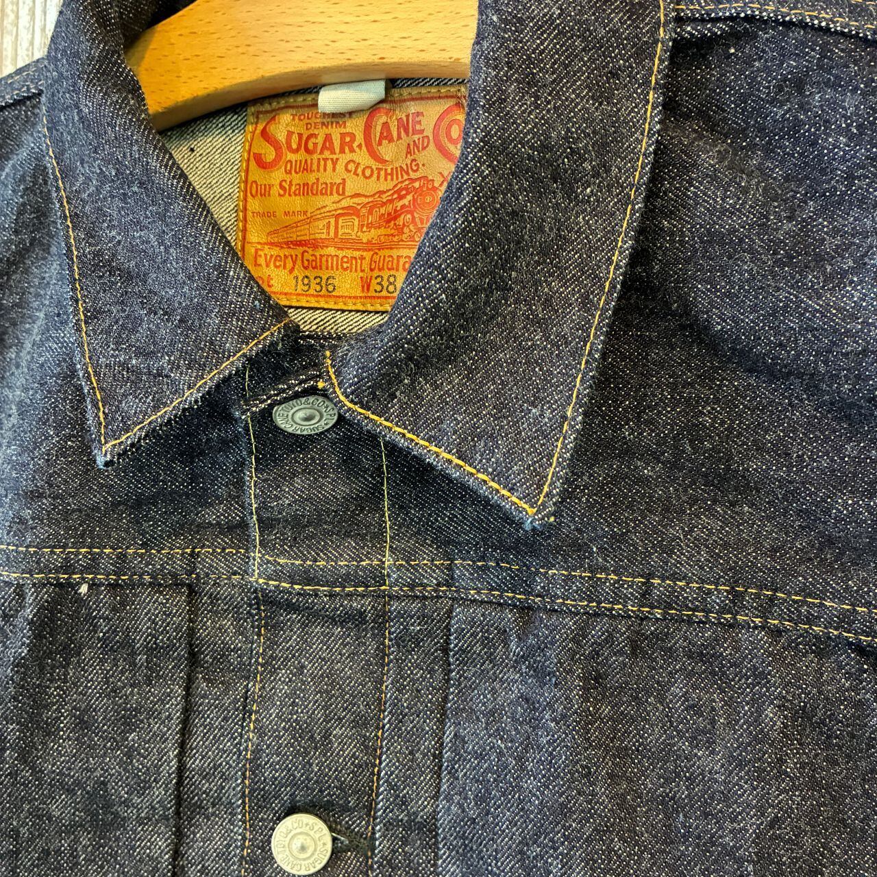 SUGAR CANE DENIM BLOUSE 1936 MODEL サイズ40 SUGAR CANE 13oz. DENIM BLOUSE 1936 MODEL | Jeans Shop 3rd Down