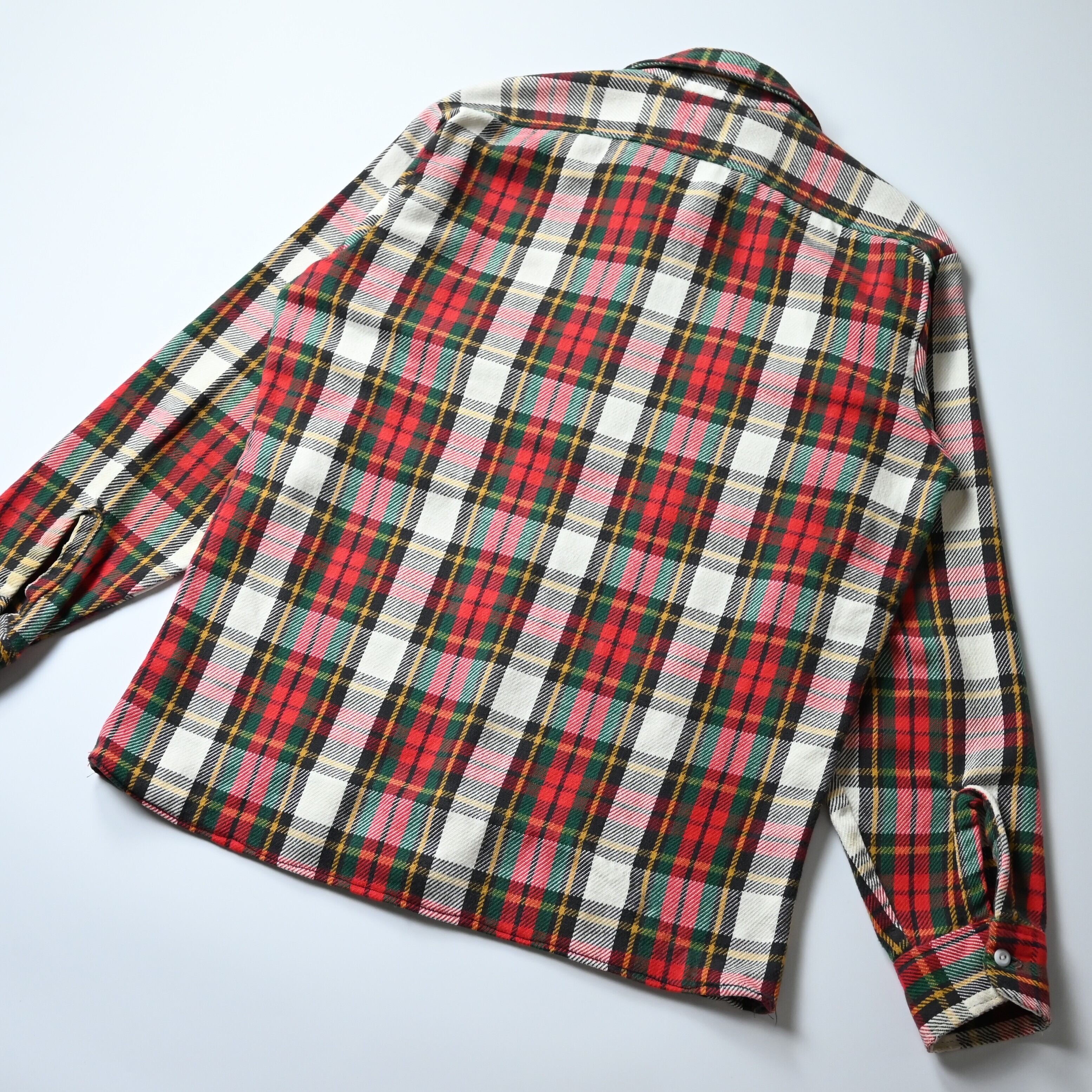 70's BIGMAC vintage M Ctton Flannel Check Shirt | GANKO