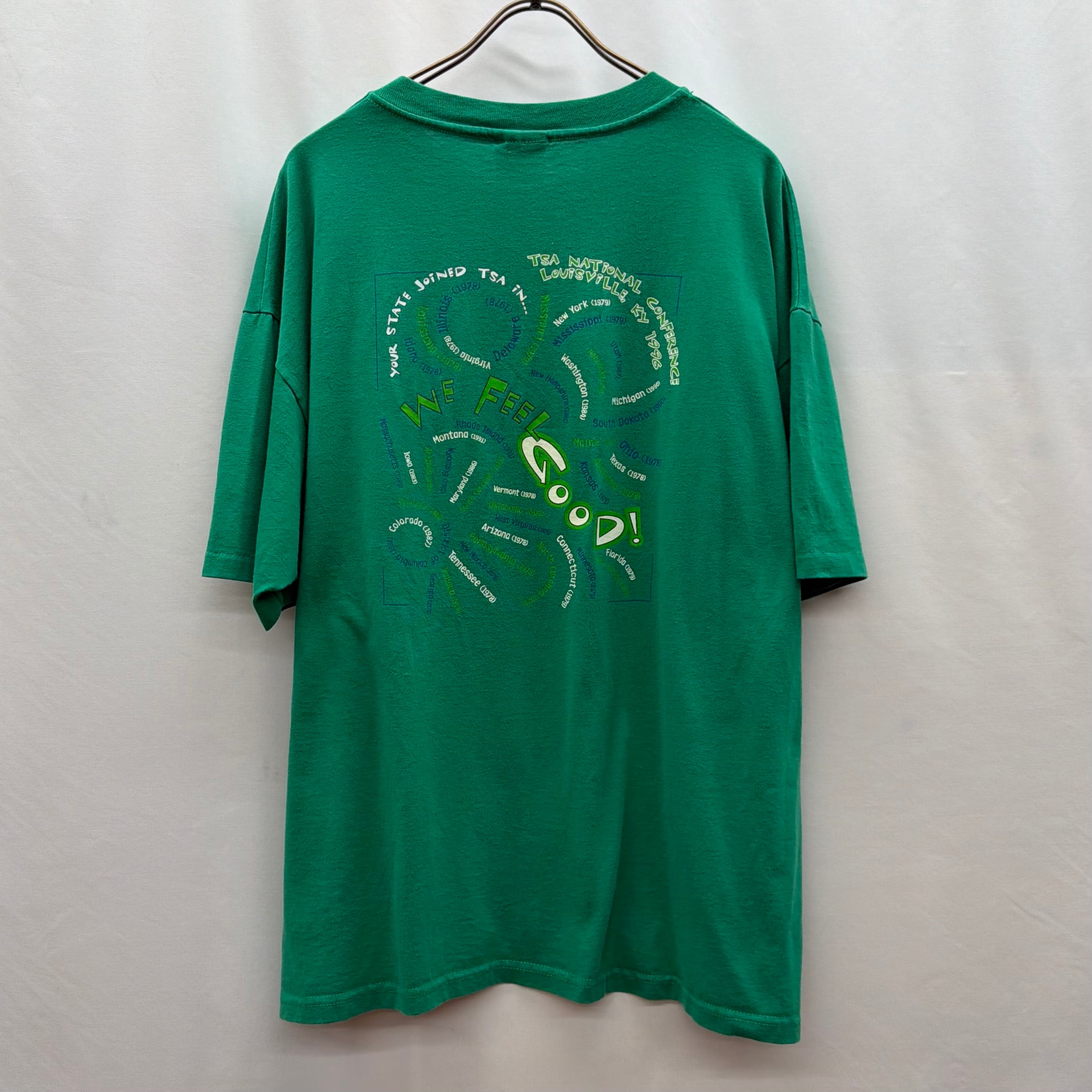 VINTAGE】90's “TSA NATIONAL CONFERENCE 1996” メッセージ Tシャツ