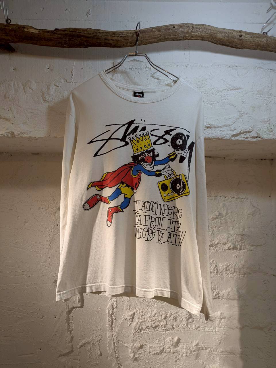 00s old stussy Y2K ローマ法王プリントTシャツサイズXL 3c9d755e3aeade25527db41ab91b76