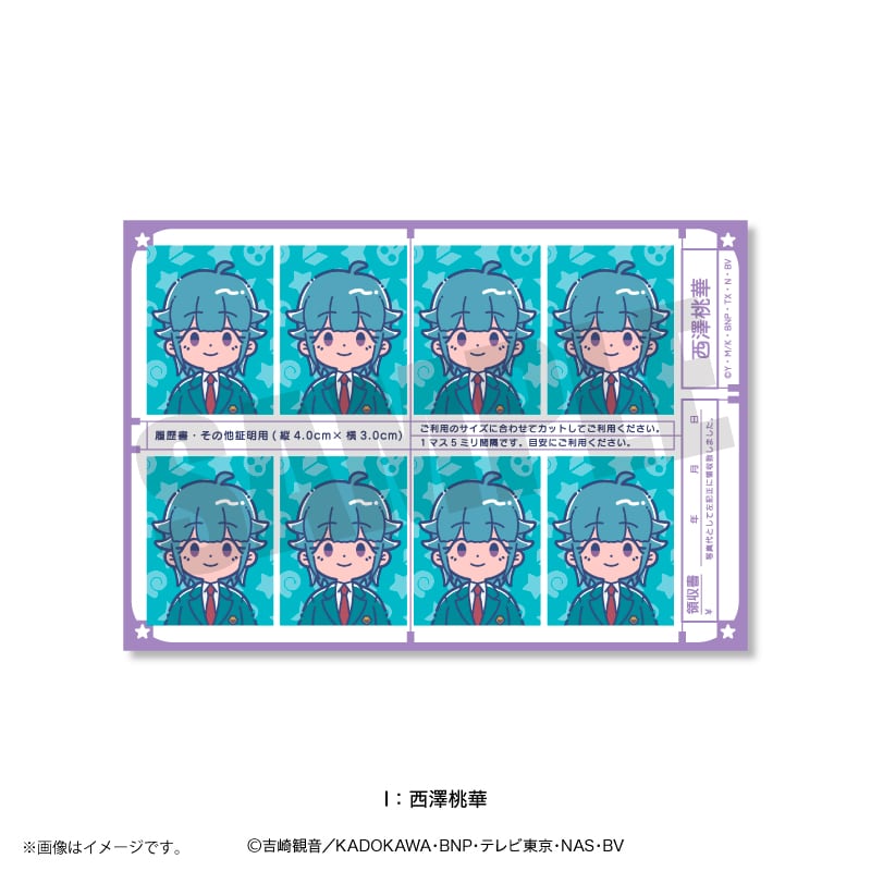 アニメ『ケロロ軍曹』 れとぽぷ 証明写真風ステッカー I西澤桃華