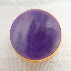 ヨーロッパ パープルサークル ゴールド 30mm