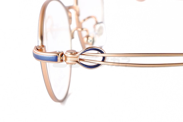 Line Art メガネ Aria XL1754 BL オーバル アリア CHARMANT シャルマン ラインアート 鯖江 日本製 正規品-4枚目