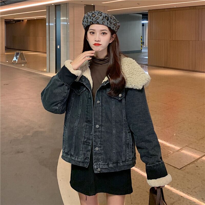 ジャケット オータムウィンタールーズスタンダードファーカラーウール レトロ 秋物 冬物 1号婦人18267566684