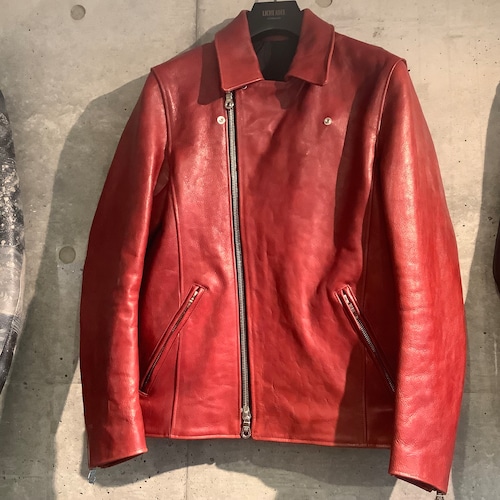 Licht Adel LW-JKT01 Double Jacket Red　leather riders jacket　受注生産GW期間限定