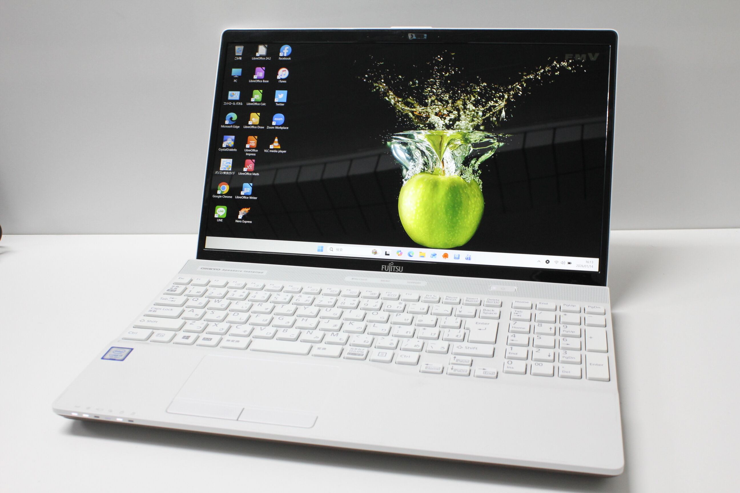 【中古ノートPC】富士通〈LIFEBOOK WA2/D1〉Intel Core i3/SSD128GB+HDD750GB/メモリ8GB ⑤ 中古ノートPC】富士通〈LIFEBOOK WA2/D1〉Intel Core i3/SSD512GB