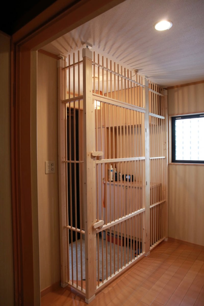 猫の脱走防止ゲート