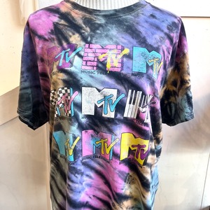"MTV" TyeDye used T-shirts