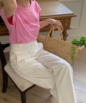 《即納商品》Malibu Juice tee (ivory / pink)