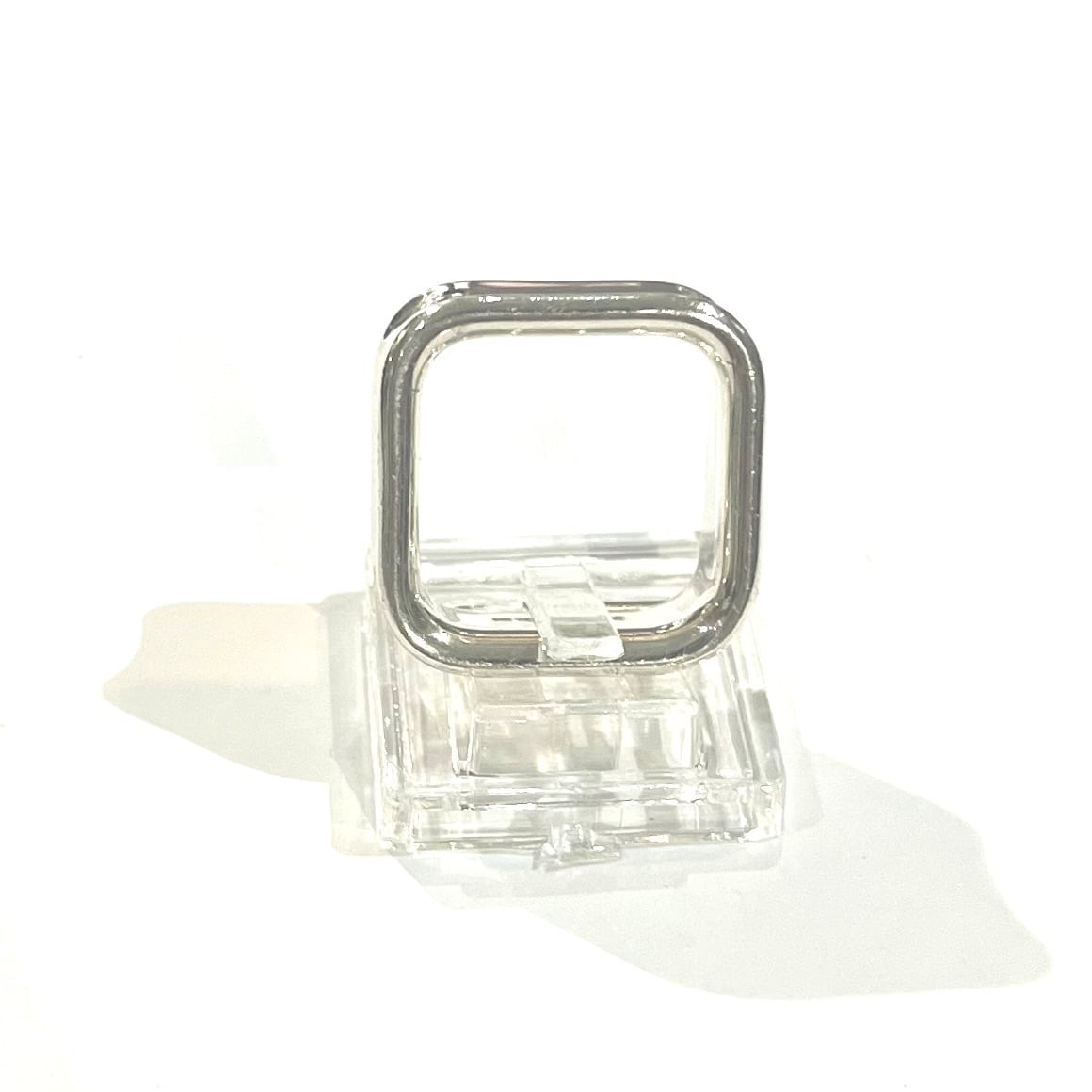 TIFFANY&CO.】【11-12号】2453 T&CO 1837 スクエアリング／シルバー925