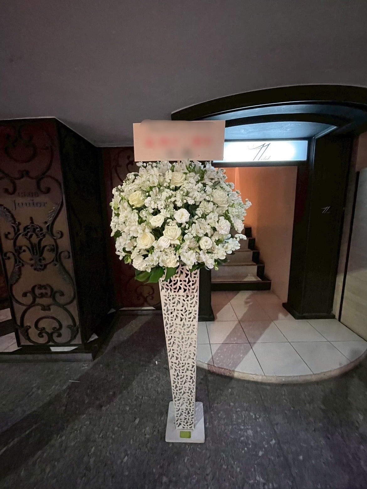 スタンド花 アイアンスタンド WHITE | Lulu Flower 大阪の花屋