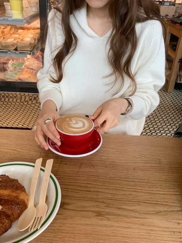 (OUNCE) base wholega hood knit / 2color