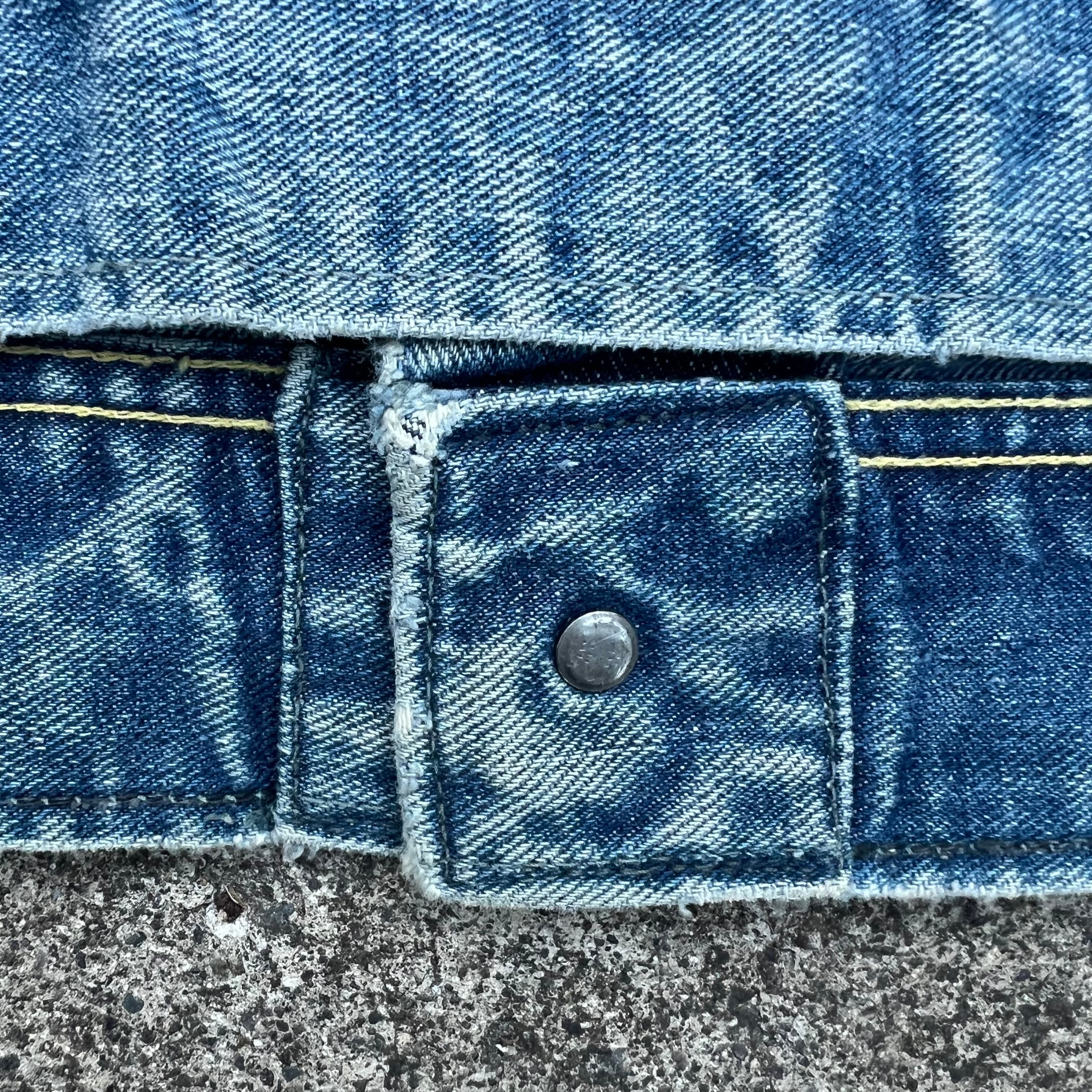 60s 70s Lee 101-J Denim Jacket Big Size 60s 70s リー101 デニム