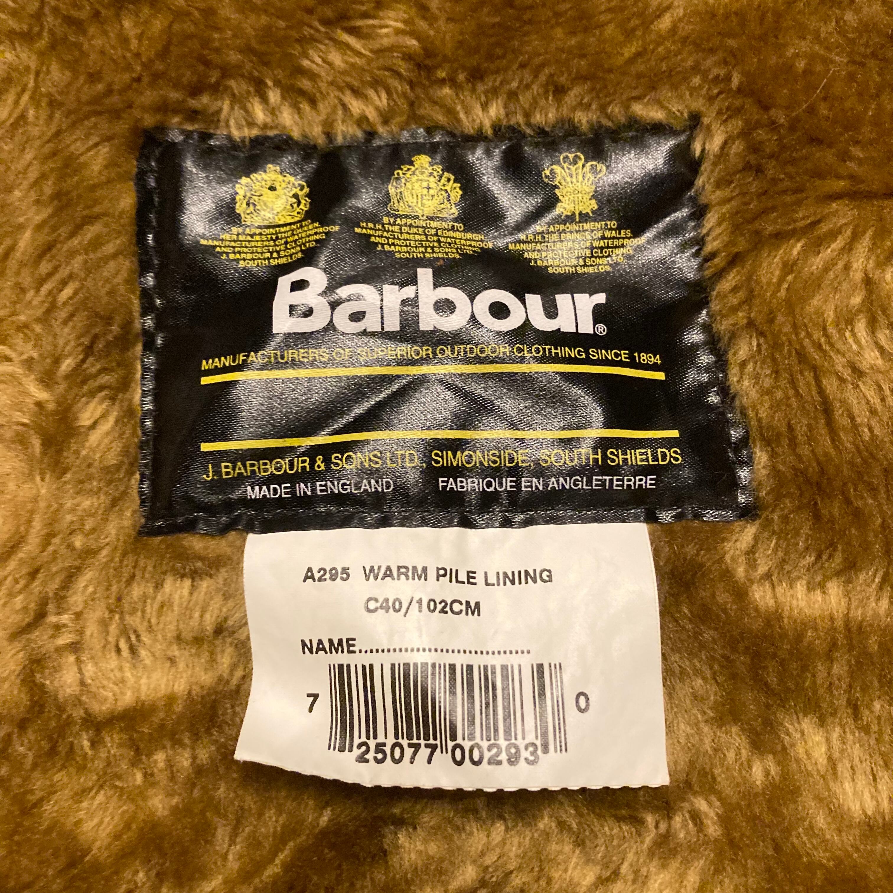 90s Barbour Liner Vest バブアー ライナーベスト ヴィンテージ 王室