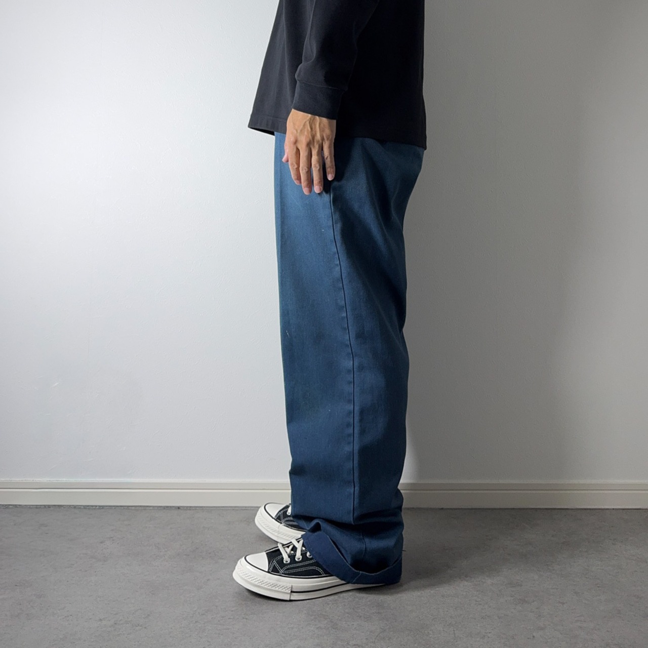 80s Dickies 874 work pants made in USA navy W36L33 古着 - 20