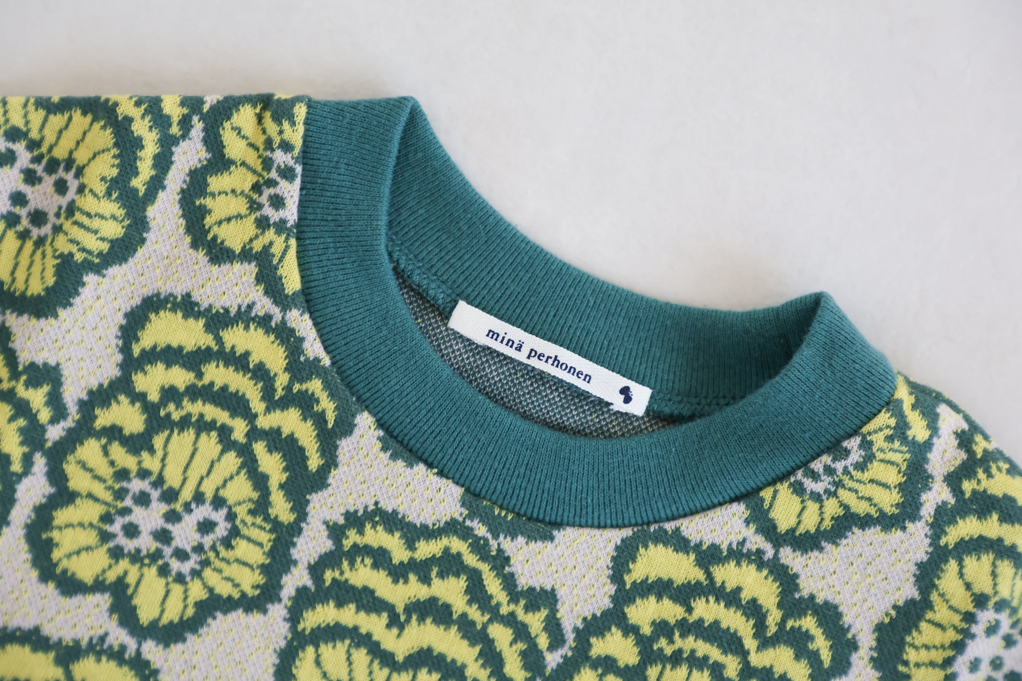 mina perhonen / happy bloom プルオーバー / yellow / 110,120,130cm