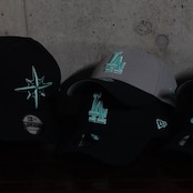 【gifthat別注】NEW ERA 940/9FORTY ロサンゼルス・ドジャースBLACK SEAGLASS