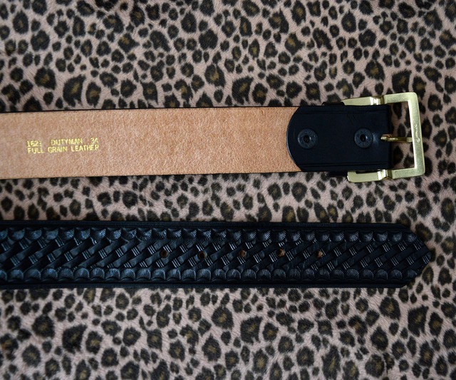 MINT! DUTYMAN BASKET WEAVE GARRISON BELT 34