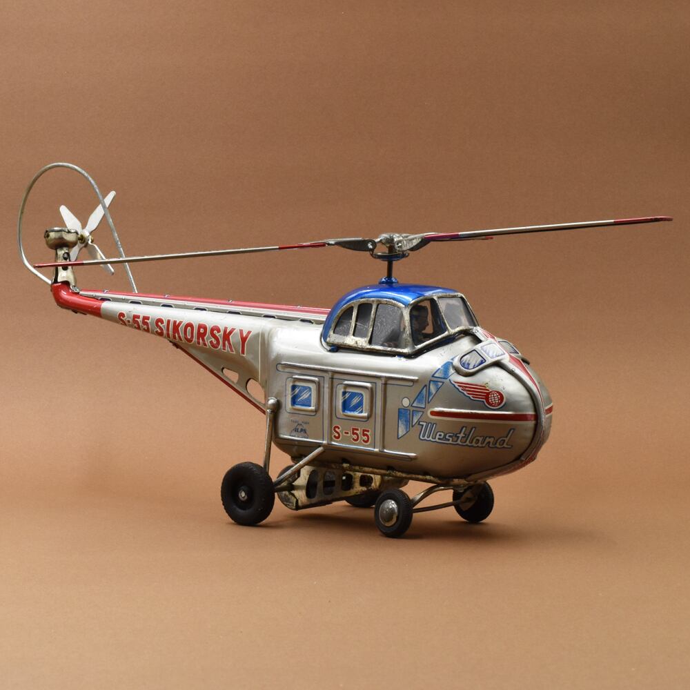 昭和レトロ ブリキ ヘリ ヘリコプター シコルスキー S-72 Xウイング