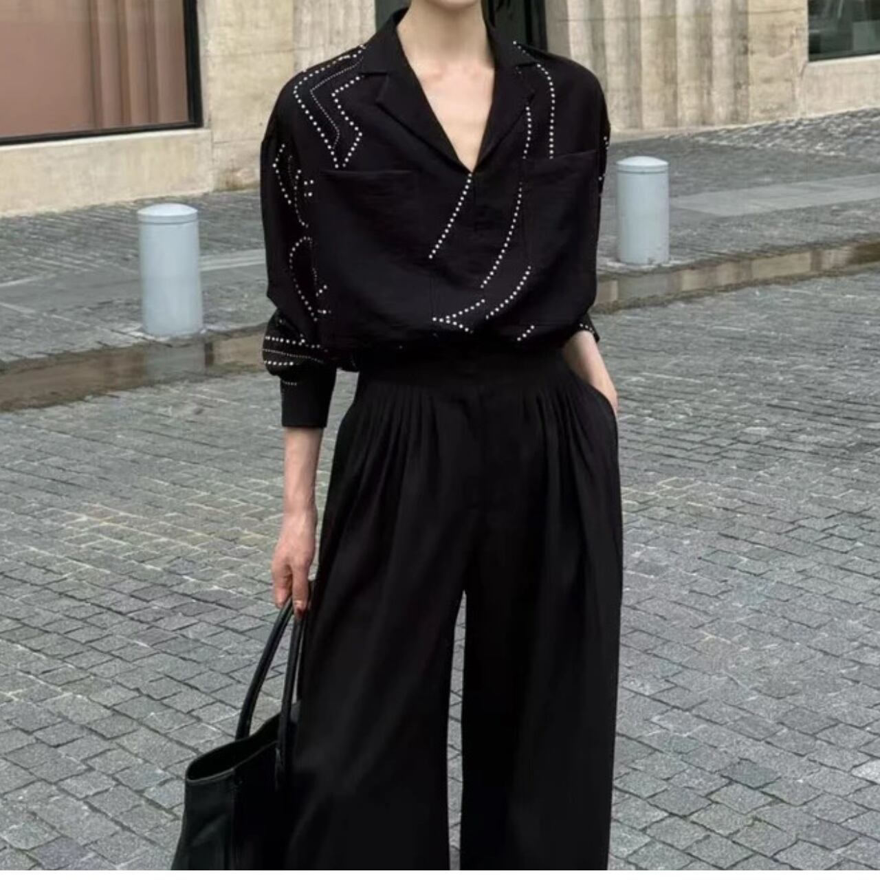 Modern Drop Shoulder Long Shirt L00430