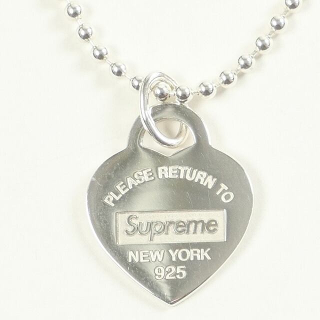 Tiffany & Co. 　Supreme　ネックレス　ペンダントトップ Size【フリー】 SUPREME シュプリーム ×Tiffany & Co ティファニー