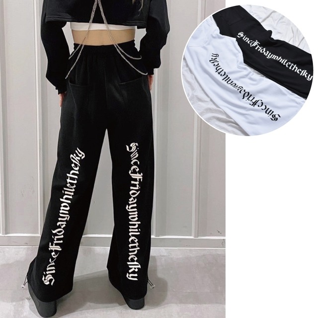 BACK LOGOスウェットパンツ