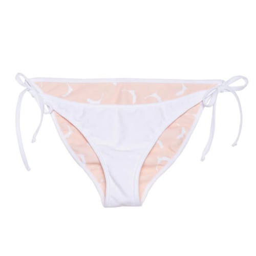 Gonne Tanning Reversible Bikini Bottom - White + Cat