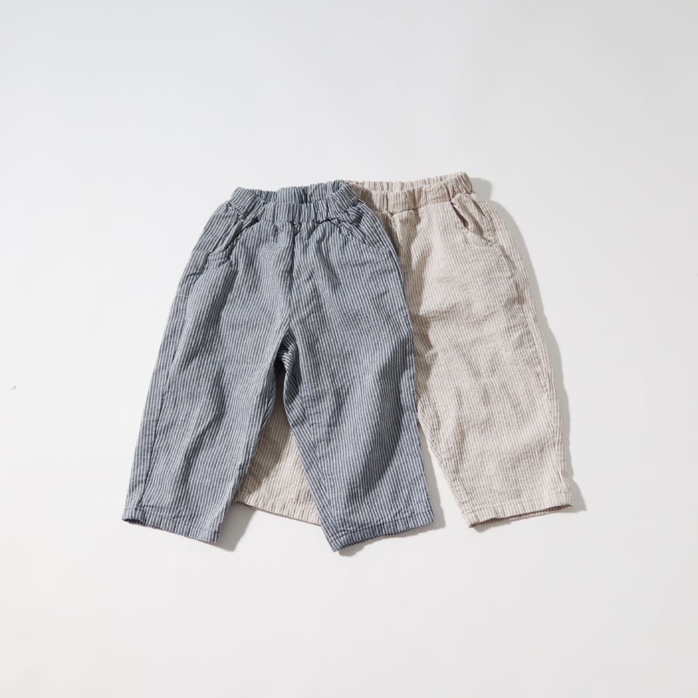 ストライプナチュラルパンツ