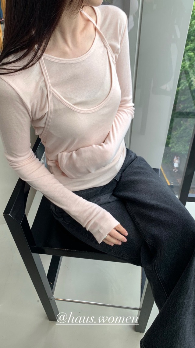 (予約) HAUS / Union black denim pants