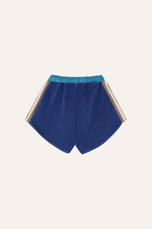 the campamento/Blue Color Block Shorts