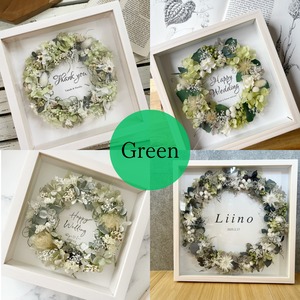 【文字入れ・選べるカラー】Ｌサイズフレームリース