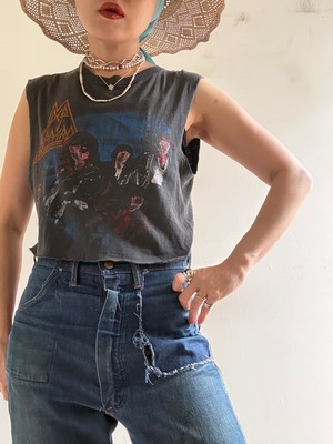 1980s Vintage Pakistan Cotton Damaged Art Tee