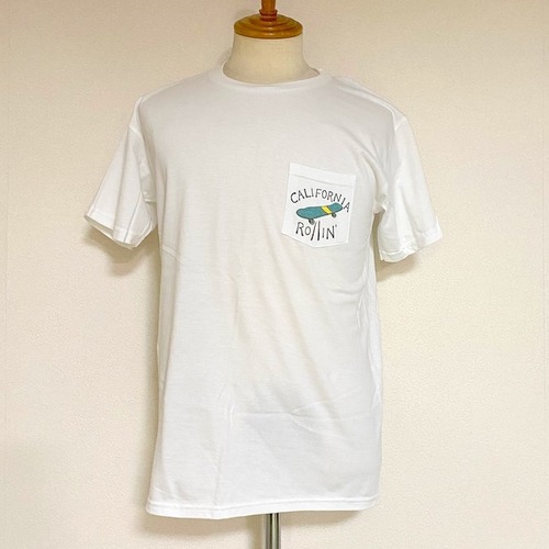 California Rollin' Pocket T-shirts　White